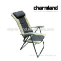Aluminum beach chair sun chair folding chair with polyester wadding pillow